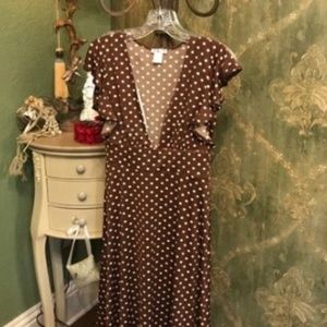 PRETTY WOMAN VENUS BROWN WHI POCK O DOT SIZE S